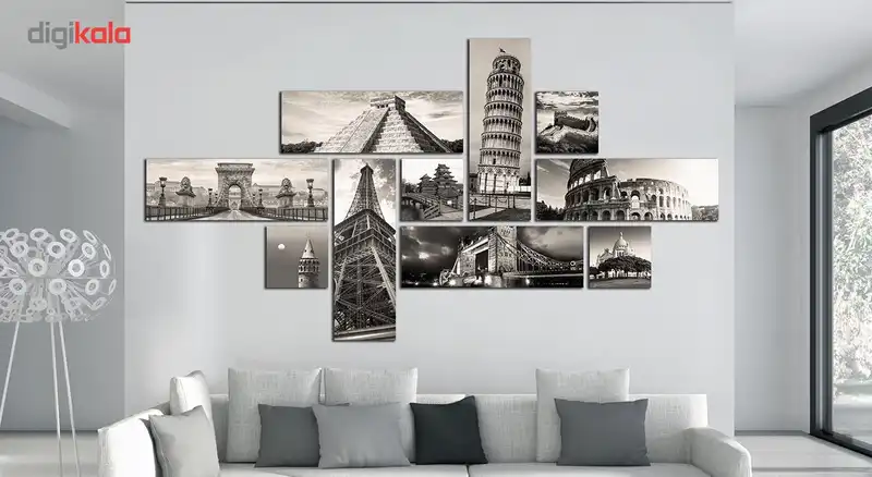 تابلو دیواری 10 تکه آریکان کد TA5701