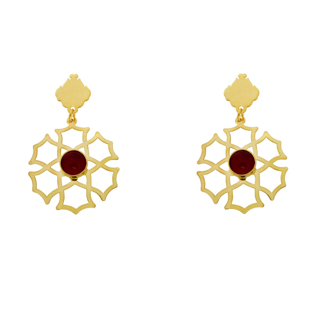 گوشواره طلا 18 عیار شانا مدل E-SG52
