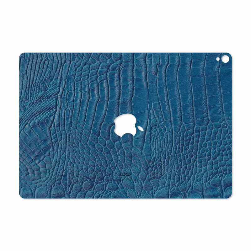 برچسب پوششی ماهوت مدل Blue-Crocodile-Leather مناسب برای تبلت اپل iPad Pro 10.5 2017 A1709