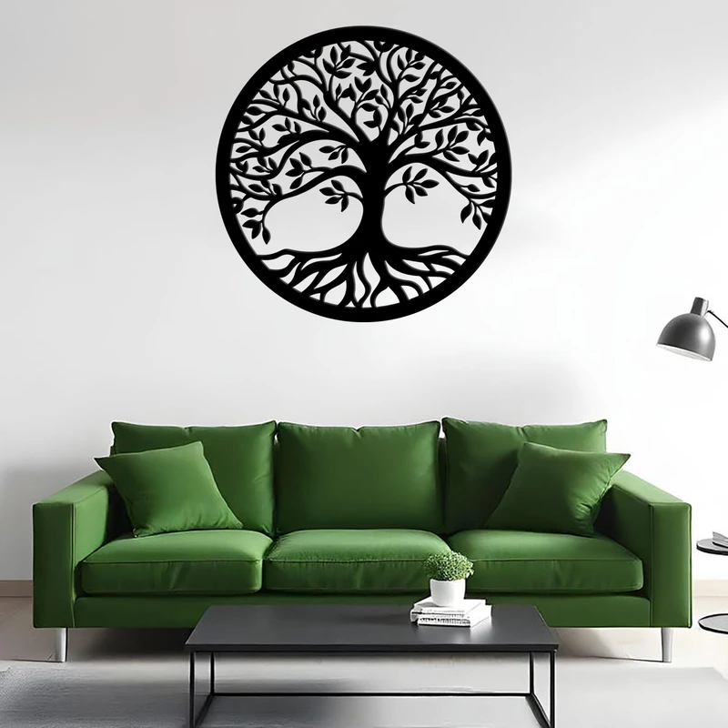 دیوارکوب مدل درخت زیتون فلزی کد zb15