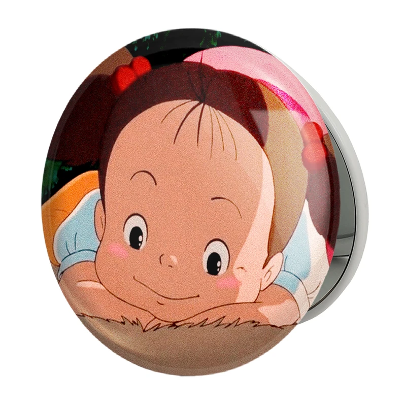 آینه جیبی خندالو طرح انیمه توتورو Totoro مدل تاشو کد 4547 