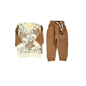 ست سویشرت و شلوار نوزادی مدل تدیTD-44