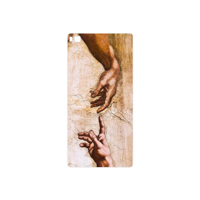 برچسب پوششی ماهوت مدل The Creation of Adam of MichelAnge مناسب برای گوشی موبایل هوآوی P8