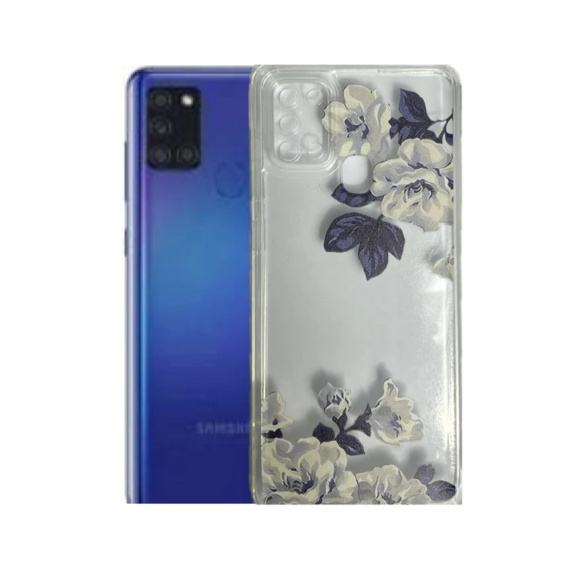 کاور طرح‌گل رز مناسب برای گوشی موبایل سامسونگ Galaxy A 21s