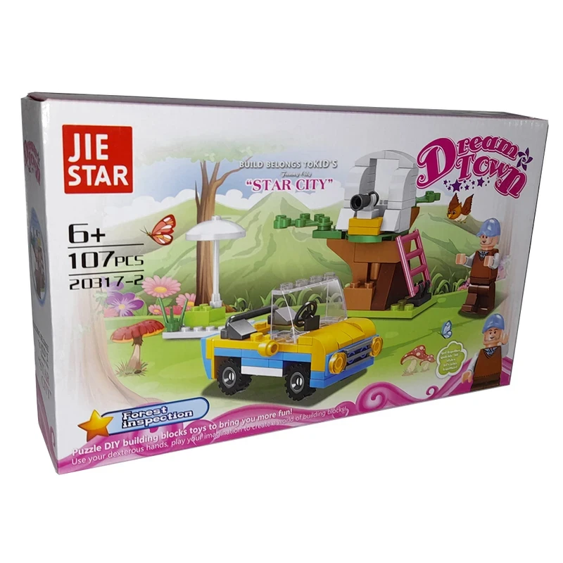 ساختنی 107 تکه ژی استار مدل 20317/2 کد 1039