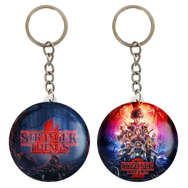 جاکلیدی خندالو مدل سریال استرنجر تینگز Stranger Things کد 1930519301 مجموعه 2 عددی