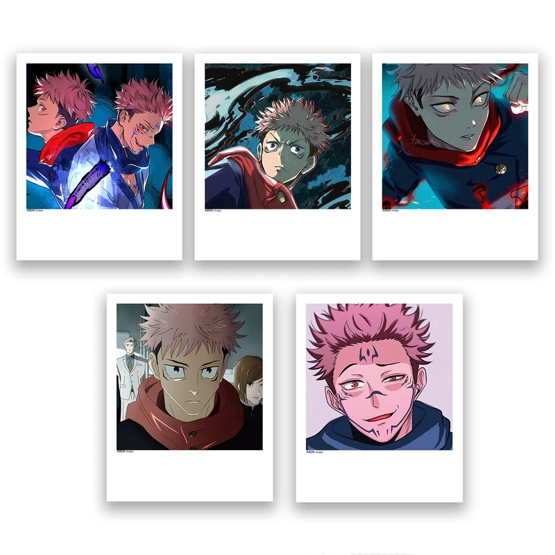 آویز تزیینی عرش مدل انیمه جوجوتسو jujutsu kaisen کد Asa028 مجموعه 5عددی