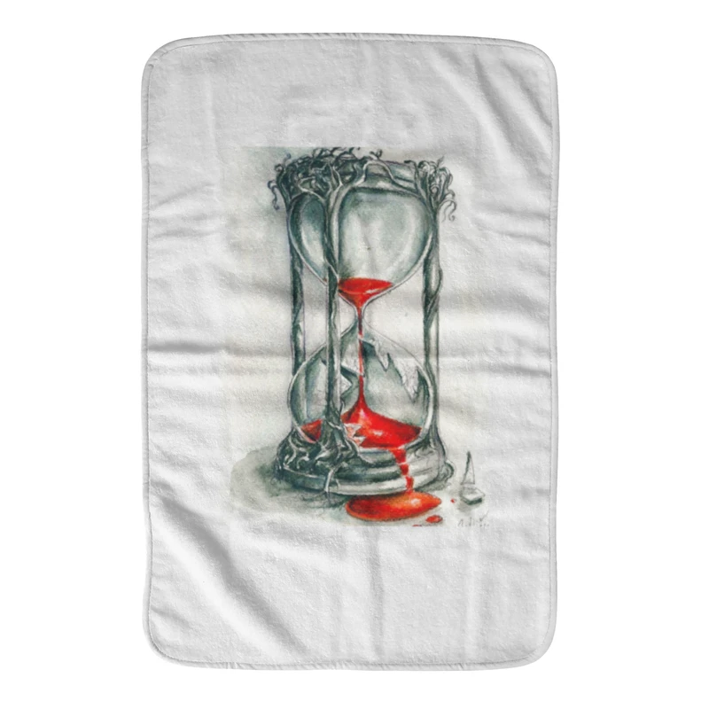 حوله دستی آی تمر مدل ساعت شنی کد 58 سایز 53x37 سانتی متر