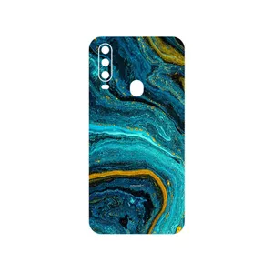MAHOOT Turquoise marblewith golden streaks Cover Sticker for GLX Shahin 2