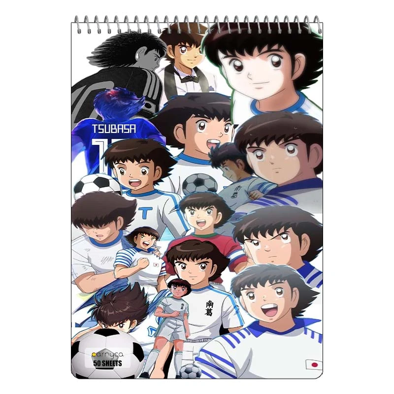 دفتر نقاشی 50 برگ سیمی کارنیکا طرح کاپیتان سوباسا Captain Tsubasa کد 60449