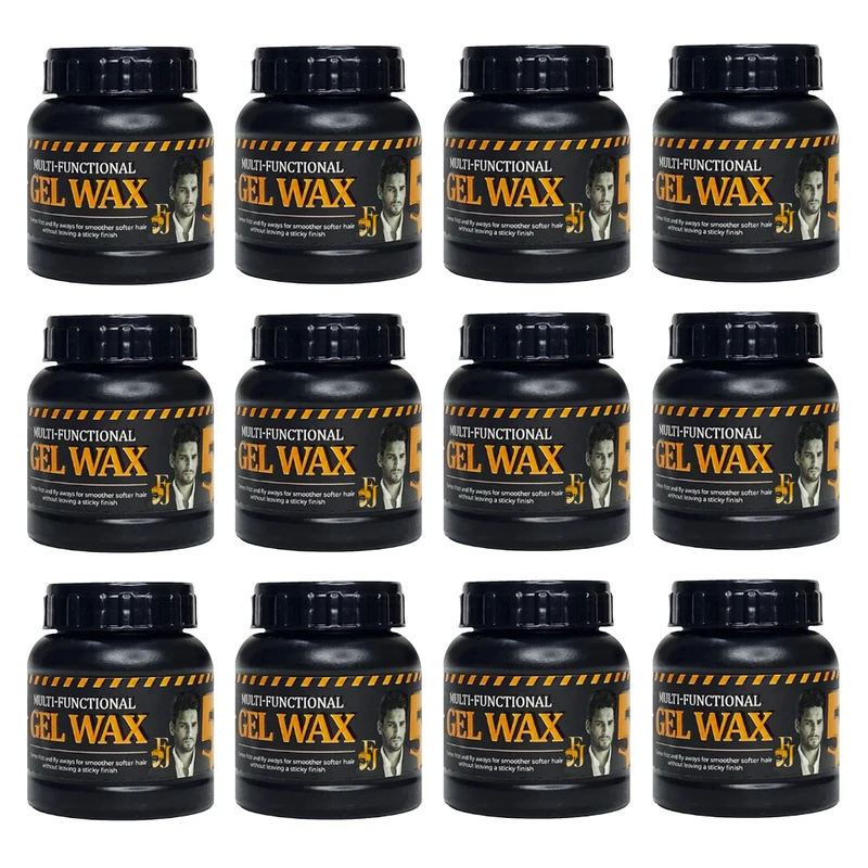 ژل واکس مو افجه مدل Orange 12 حالت‌دهنده  120حجم میلی‌لیتر مجموعه 12 عددی