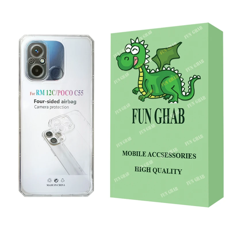 کاور فان قاب مدل ژله ای مناسب برای گوشی موبایل شیائومی Redmi 12C