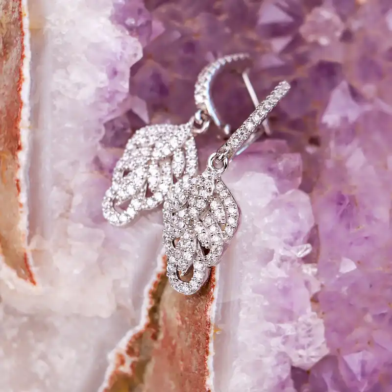 گوشواره نقره زنانه جی تی ای مدل جی نایس