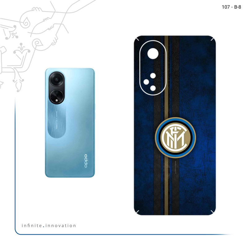 برچسب پوششی ماهوت مدل Inter_Milan مناسب برای گوشی موبایل اپو A98