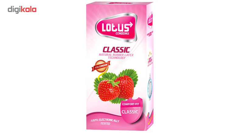 کاندوم لوتوس مدل Classic بسته 12 عددی کاندوم لوتوس مدل Classic بسته 12 عددی