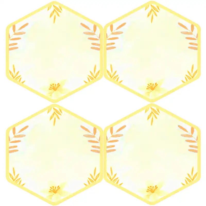 برچسب مدل نظم دهنده ادویه طرح گل مجموعه 20 عددی