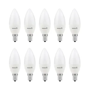 Delta 7W LED Candle Lamp E14 10 PCS