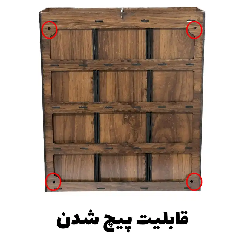 جعبه نظم دهنده ابزار اف جی کات مدل کشویی طرح چوب کد 12