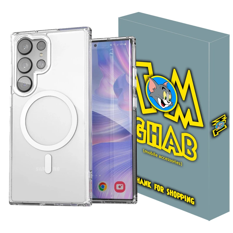 کاور قاب تام مدل مگسیف مناسب برای گوشی موبایل سامسونگ Galaxy S24 Ultra