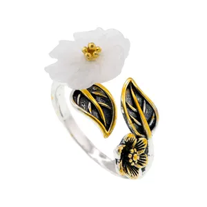 انگشتر زنانه برانت طرح گل