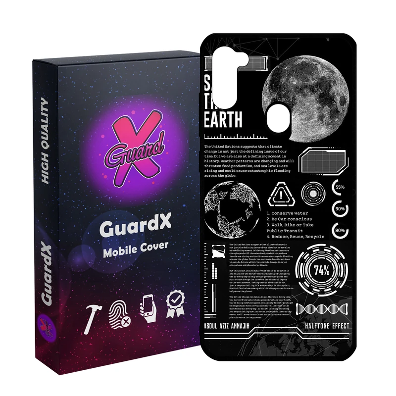 کاور گارد ایکس طرح فضا مدل Glass10836 مناسب برای گوشی موبایل سامسونگ Galaxy A11/M11