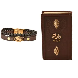 ست هدیه طرح تولد دی  کهن چرم  مدل m114-10
