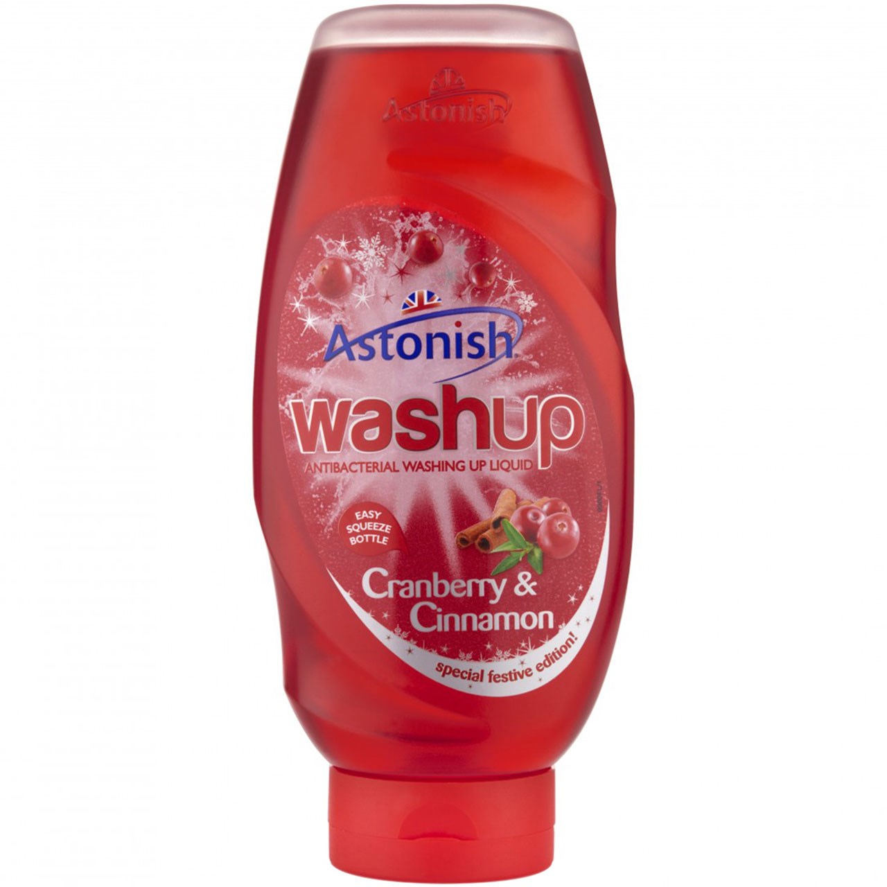 مایع ظرفشویی استونیش مدل Washup Cranberry And Cinnamon حجم 600 میلی لیتر