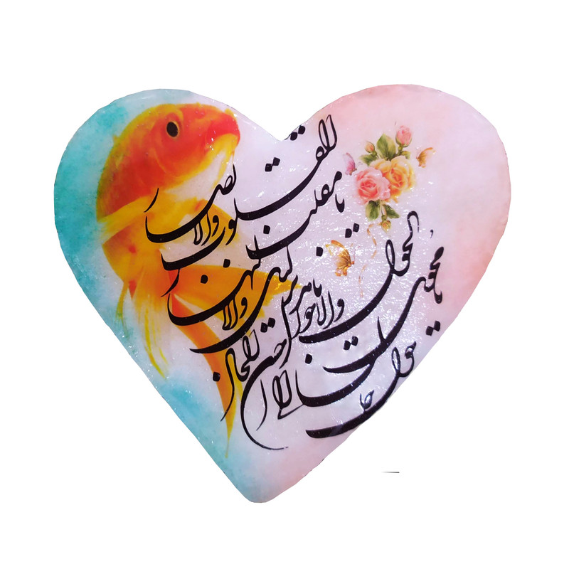 سنگ نمک دکوری مدل قلب