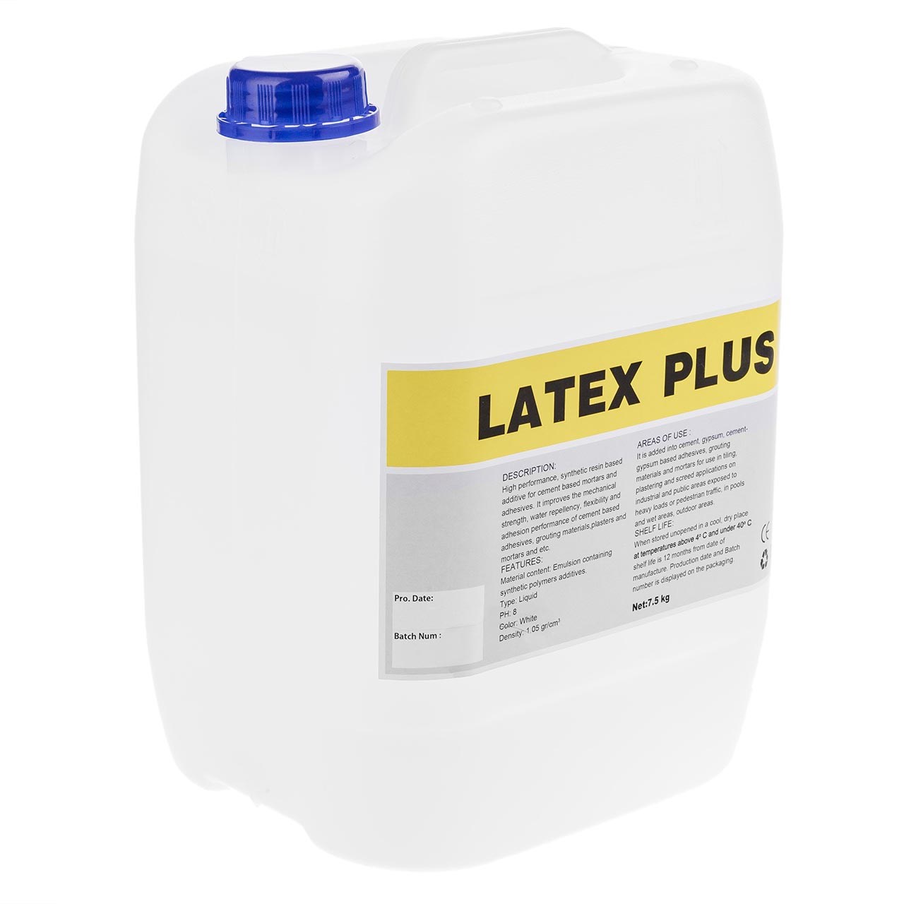 رزین افزایش دهنده چسبندگی غفاری مدل Latex Plus وزن 7.5 کیلوگرم