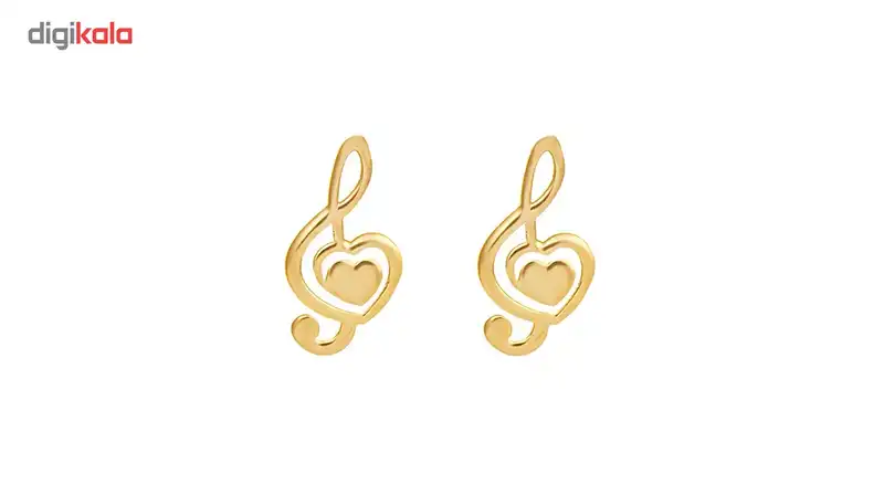 گوشواره طلا 18 عیار شانا مدل E-SG30