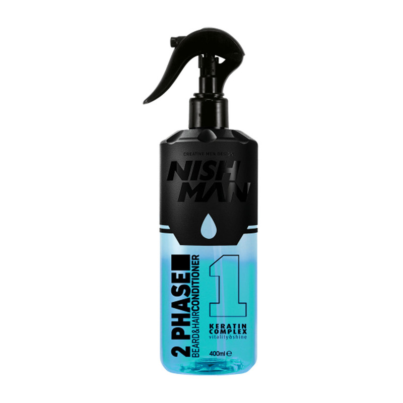 اسپری دو فاز مو نیشمن مدل KERATIN COMPLEX حجم 400 میلی لیتر