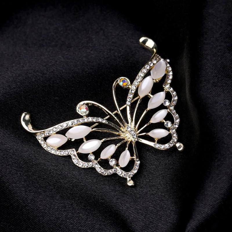 گل سینه دخترانه مدل پروانه788 گل سینه دخترانه مدل پروانه788