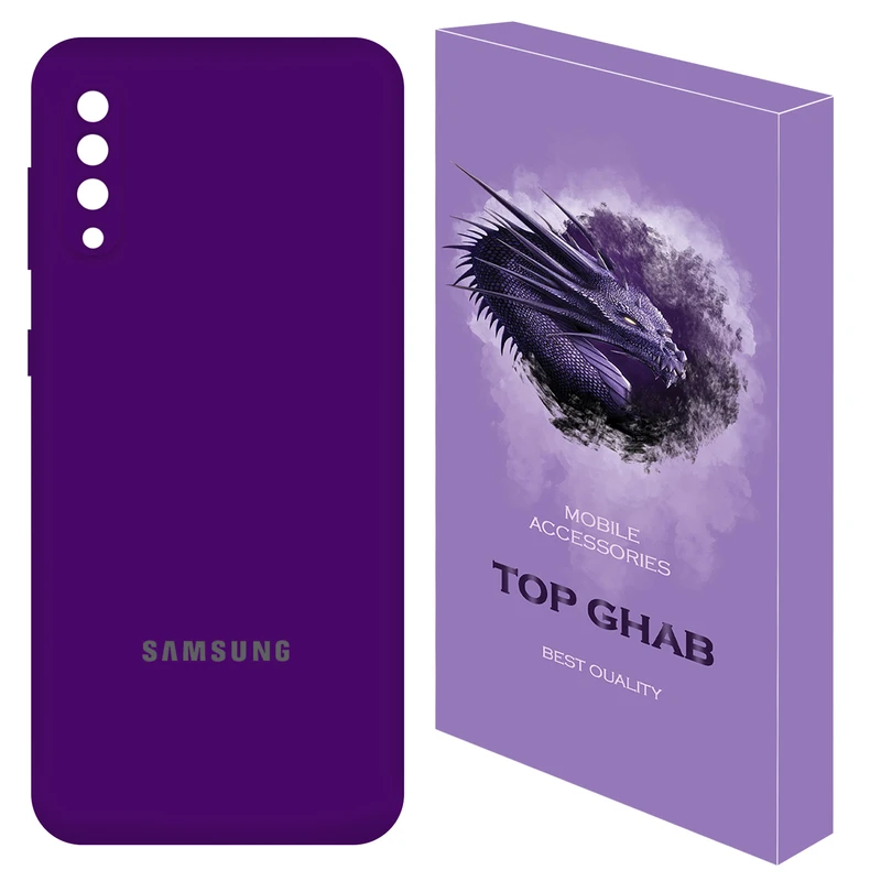 کاور تاپ قاب مدل سیلیکونی_پاککنی مناسب برای گوشی موبایل سامسونگ Galaxy A50 / A50s / A30s