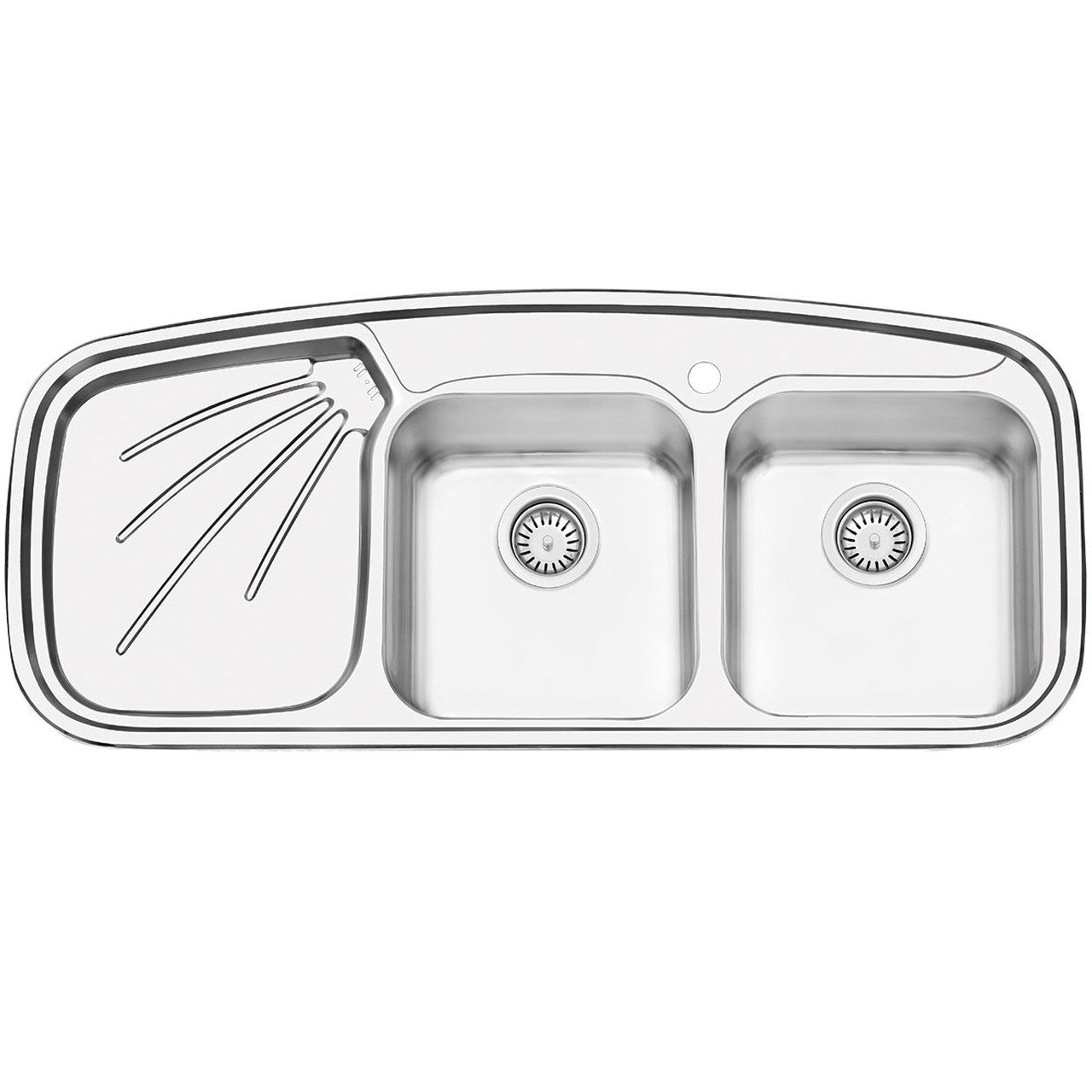 سینک ایلیا استیل مدل 4013R توکار سایز 51 × 116 سانتی متر