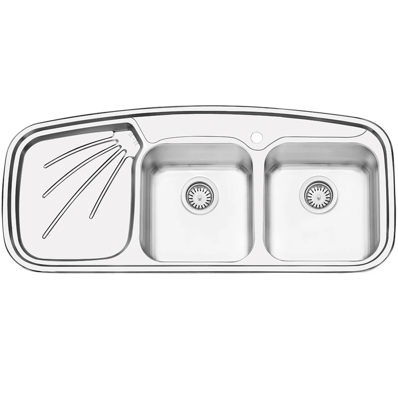 سینک ایلیا استیل مدل 4013R توکار سایز 51 × 116 سانتی متر