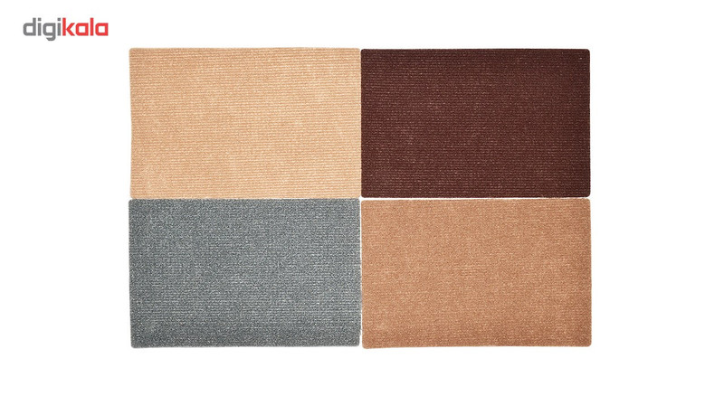 موکت ظریف مصور طرح کبریتی زمینه طوسی کد 1841