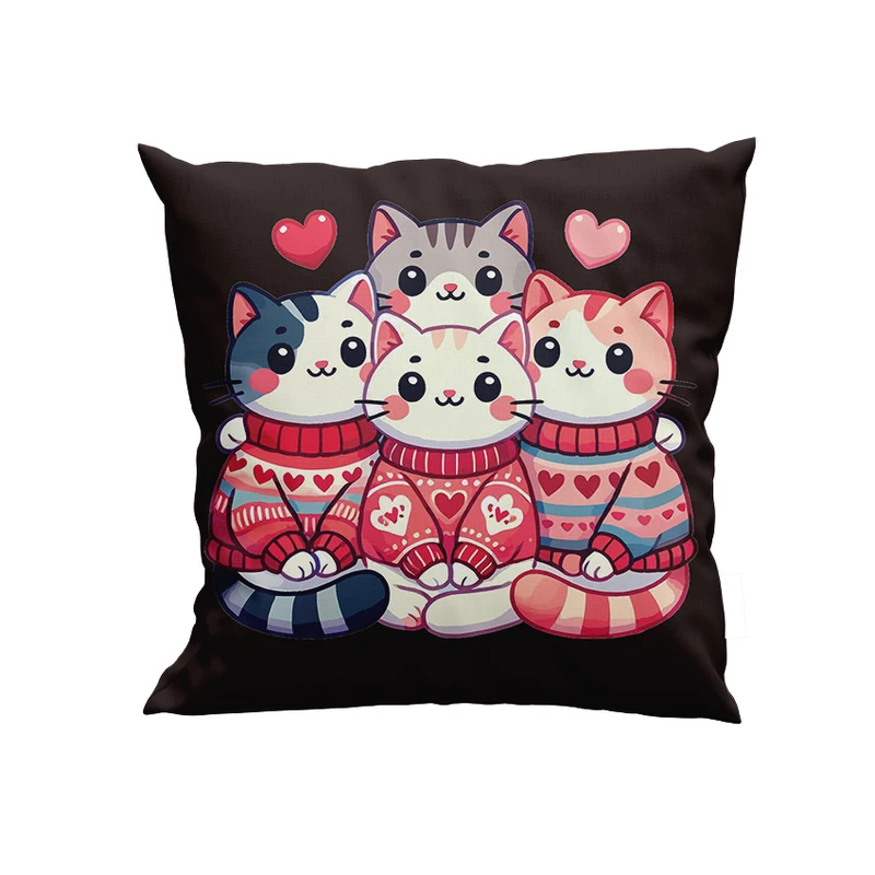 کوسن پاد آفرین مدل گربه ها کد DKK1080