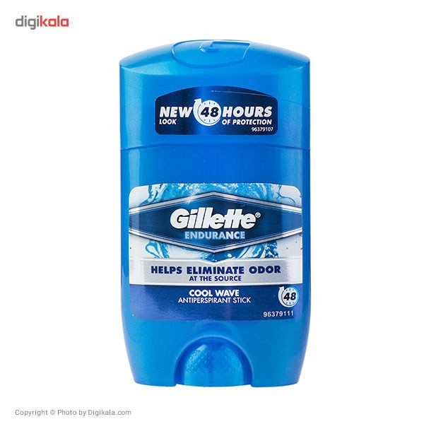 استیک ضد تعریق مردانه ژیلت مدل Cool Wave حجم 48 میلی لیتر استیک ضد تعریق مردانه ژیلت مدل Cool Wave حجم 48 میلی لیتر