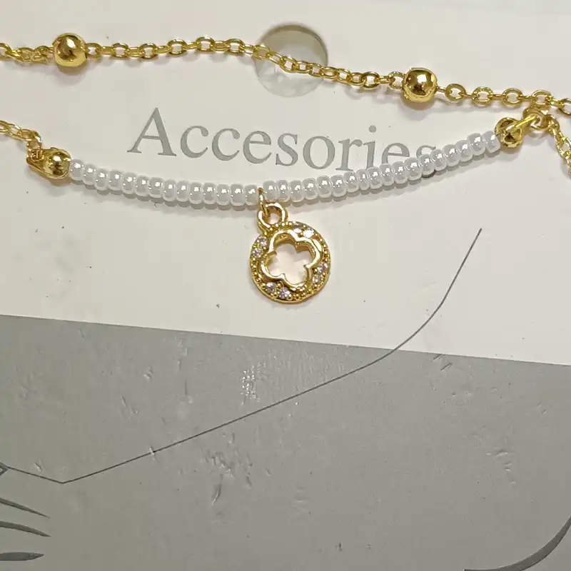 پابند زنانه اکسسورایز طرح مروارید کد RKH_1692