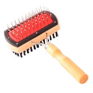 برس دو طرفه موی حیوانات خانگی مدل Hair Double Faced Grooming Tool-R