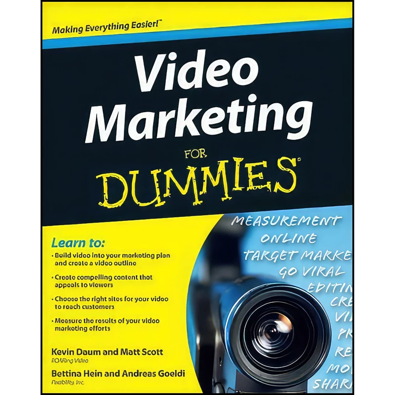 کتاب Video Marketing For Dummies اثر جمعي از نويسندگان انتشارات For Dummies