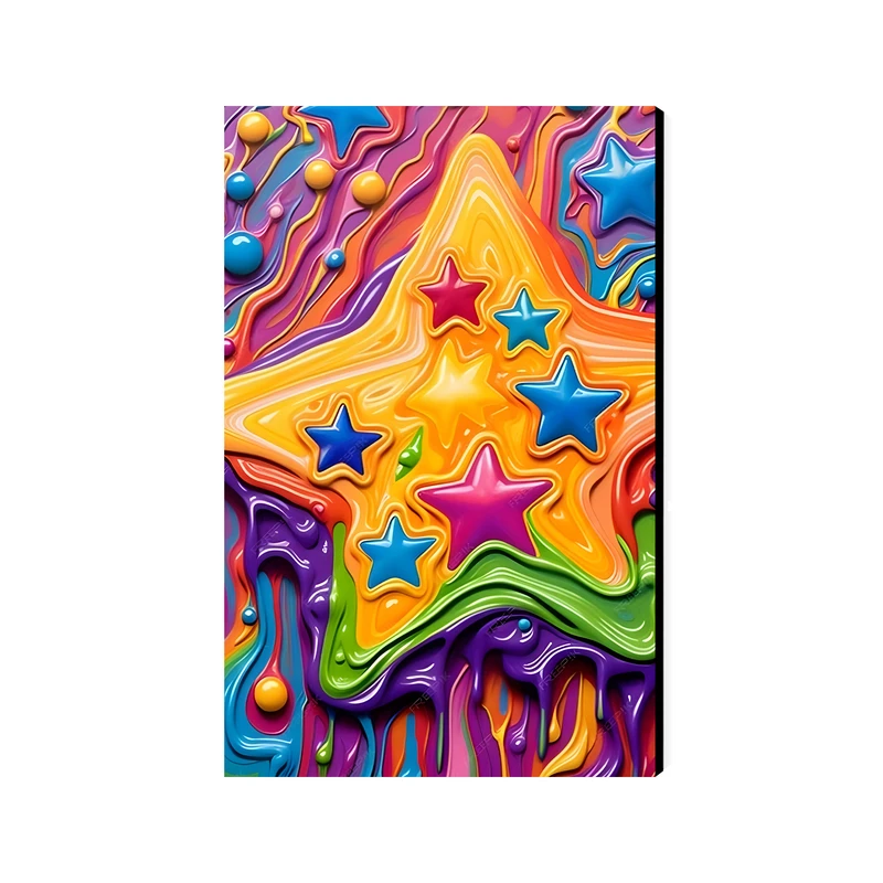 تابلو شاسی عرش مدل فانتزی هنری ستاره کد As4636