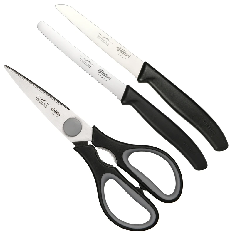 چاقوی آشپزخانه جی فی نی کد G-03 مجموعه 3 عددی