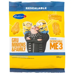 بیسکوییت بالزن مدل  Minions And Family مقدار 100 گرم
