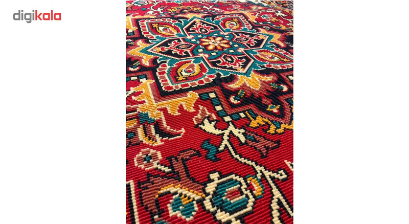 گلیم ماشینی کویر کد 145 طرح هریس زمینه قرمز گلیم ماشینی کویر کد 145 طرح هریس زمینه قرمز