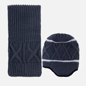 ست کلاه و شال گردن بافتنی مدل 530