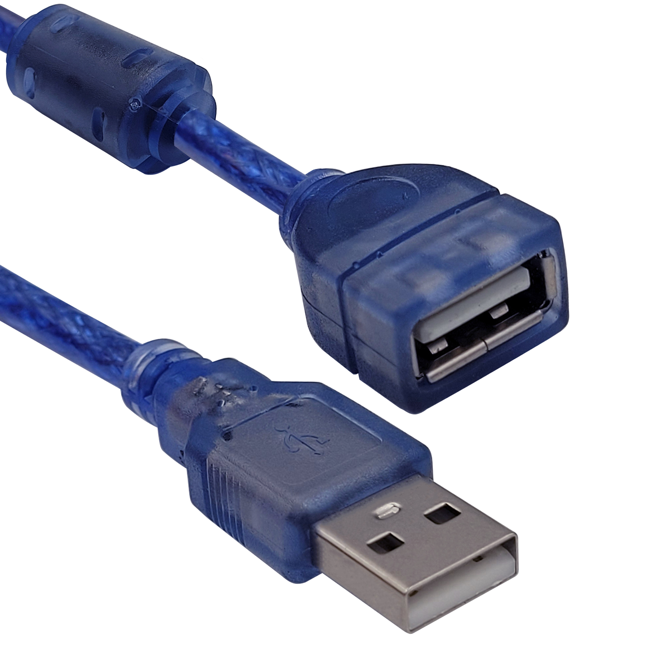 کابل افزایش طول USB شارک مدل AM-AF طول 10 متر 