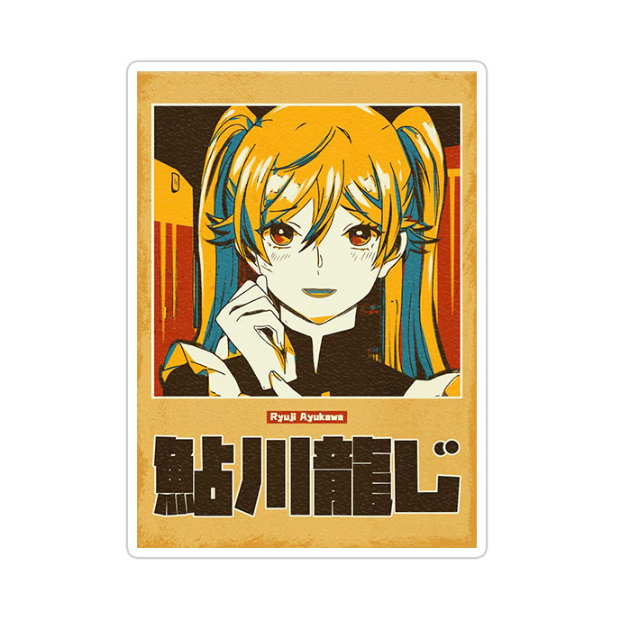 استیکر تزئینی موبایل و تبلت ماسا دیزاین مدل AS078 ANIME