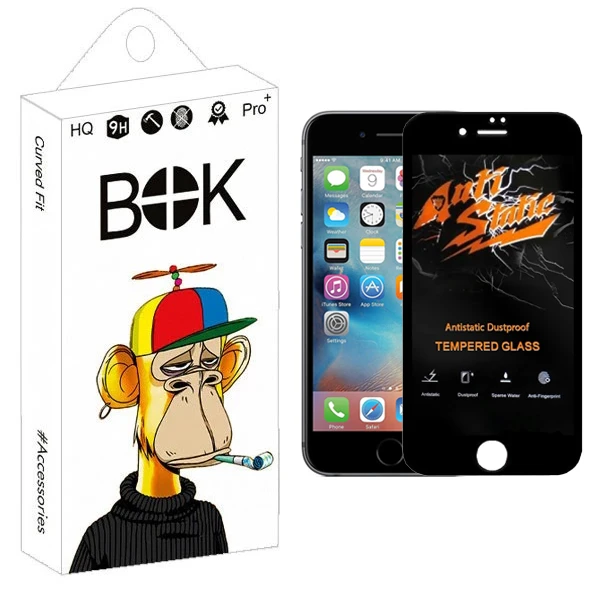 محافظ صفحه نمایش بوک مدل Carbon Antistatic مناسب برای گوشی موبایل اپل iPhone 6 / 6s