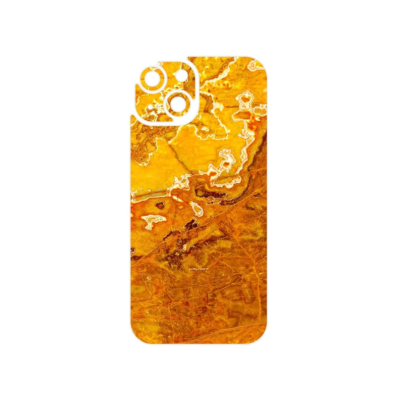 برچسب پوششی ماهوت مدل Gold Marble مناسب برای گوشی موبایل اپل iPhone 15